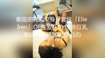 泰国朋克风纹身牙套妹「Elle Iren」OF性爱私拍 微胖巨乳泰妹榨精瘦弱男友 (10)