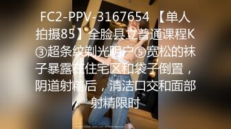 FC2-PPV-3167654 【单人拍摄85】全脸县立普通课程K③超条纹剃光阴户⑤宽松的袜子暴露在住宅区和袋子倒置，阴道射精后，清洁口交和面部射精限时