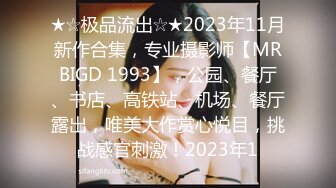 ★☆极品流出☆★2023年11月新作合集，专业摄影师【MRBIGD 1993】，公园、餐厅、书店、高铁站、机场、餐厅露出，唯美大作赏心悦目，挑战感官刺激！2023年1